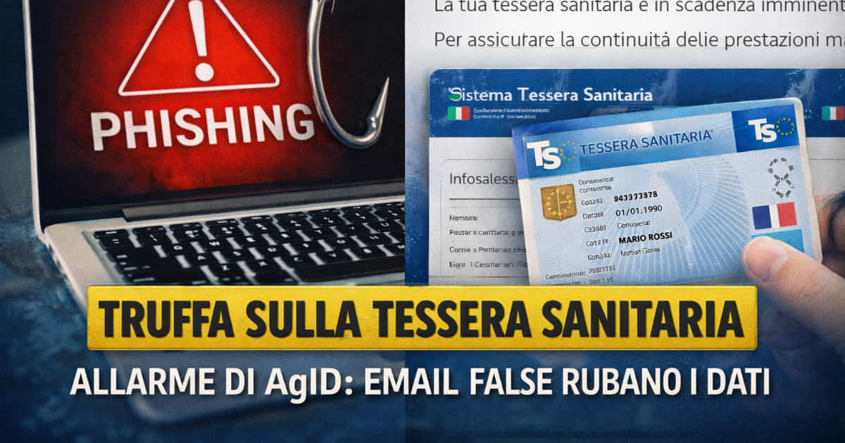 Truffa della tessera sanitaria