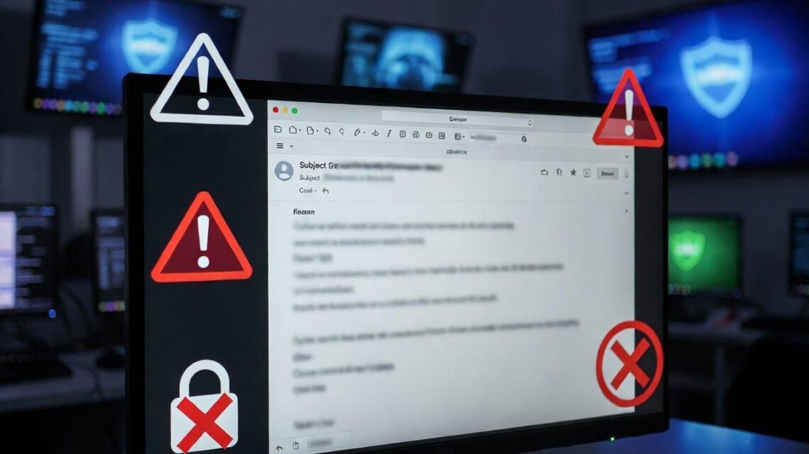 Falsa email attribuita alla Polizia utilizzata per una truffa con accuse e richieste di denaro.