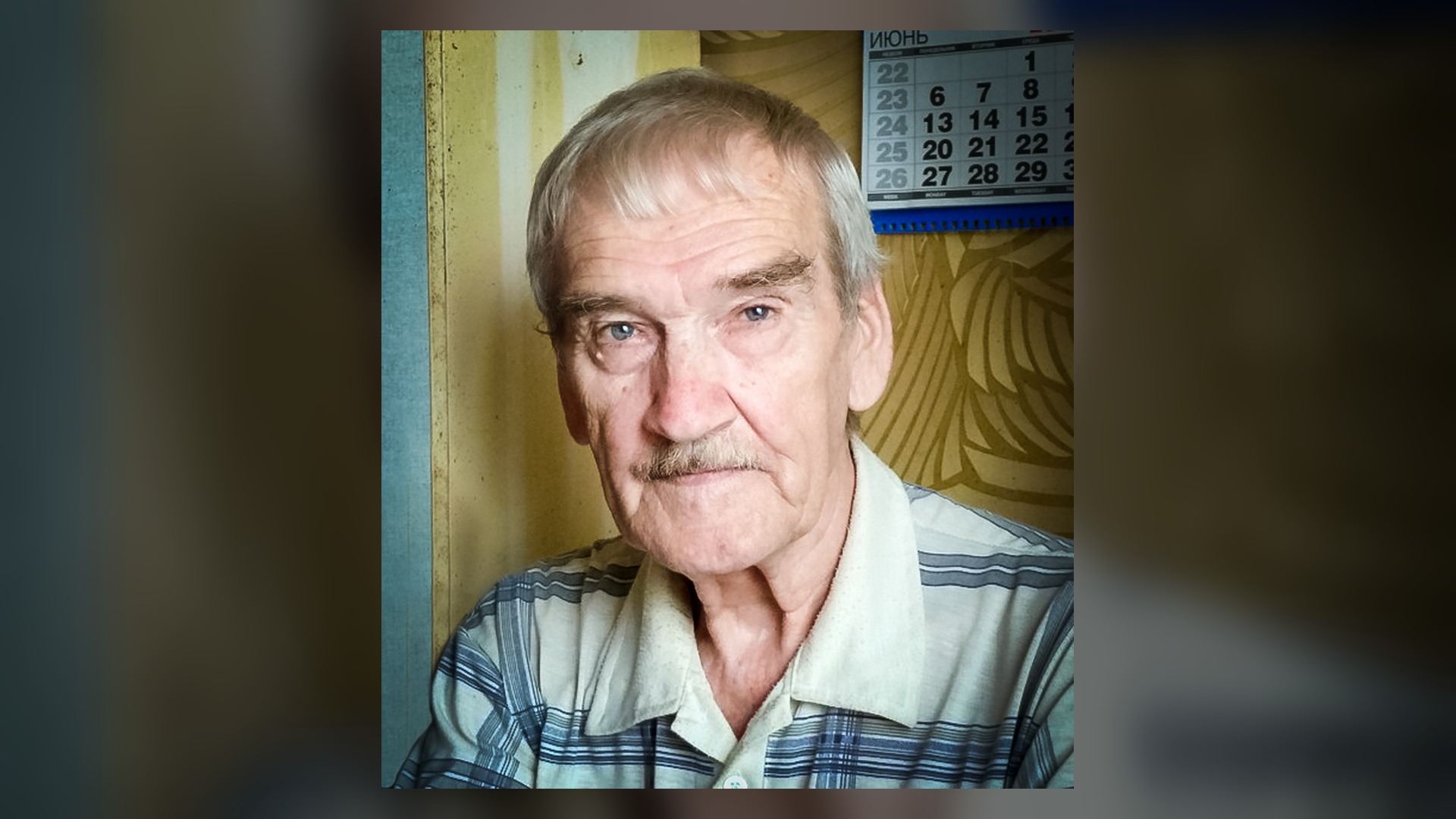 Stanislav Petrov nella sua cucina a Frjazino nel 2016